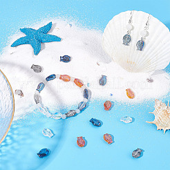 Kit fai da te per realizzare braccialetti elastici a forma di pesce&nbsp;DIY-SC0020-12A