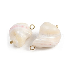 Pendentifs en pépites de coquillages naturels&nbsp;X1-STAS-D378-30G