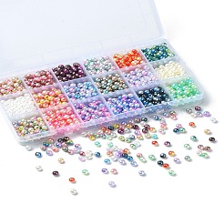 1350 Stück Regenbogen-ABS-Kunststoff- und Acryl-Perlen im 18-Stil&nbsp;DIY-YW0007-99