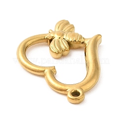 Placcatura ionica (ip) ciondoli in acciaio inossidabile 304&nbsp;STAS-D084-17G