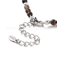 Ensemble de colliers à breloques lune et étoile en zircone cubique claire 2 pièces 2 styles&nbsp;NJEW-JN04149