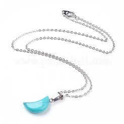 Colliers de pierres précieuses Pendentif naturelles et synthétiques&nbsp;NJEW-JN02161