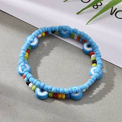 Perles de rocaille de verre étirer bracelets&nbsp;BJEW-JB06291-02