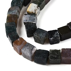 Natur Indien Achat Perlen Stränge&nbsp;G-T139-6x6-13A