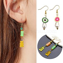 995 pz perline e charm e kit di collegamento per la creazione di gioielli fai da te&nbsp;DIY-SZC0005-69