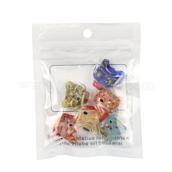 6pcs 6 colores cuentas de murano hecho a mano&nbsp;LAMP-FS0001-56