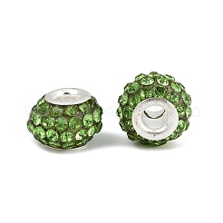 Harz Strass Perlen&nbsp;CPDL-H001-10x7mm-15