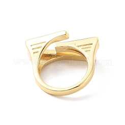 Bague de manchette en laiton émaillé pour femmes&nbsp;RJEW-F143-03G