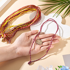 12 collana in cordino di poliestere e spandex di 12 colori&nbsp;AJEW-TAC00070