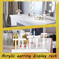 Abnehmbare Acryl-Ohrring-Displayständer mit 5 T-Steg&nbsp;EDIS-FG0001-54