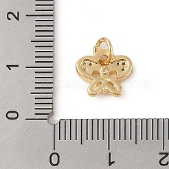 Pendentifs en laiton zircon cubique transparent&nbsp;ZIRC-P121-04G