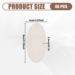 Pezzi di legno non finiti&nbsp;WOOD-WH0062-31C