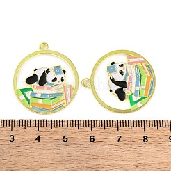 Pendenti placcati oro della lega dello smalto&nbsp;ENAM-Z017-08G-02