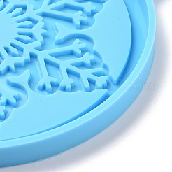 Moules en silicone pour grands pendentifs sur le thème de noël&nbsp;DIY-L067-B08