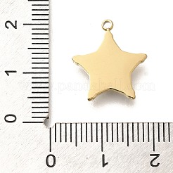 Ionenplattierung (IP) 304 Edelstahl Pavé Muschel Anhänger&nbsp;STAS-K263-71G