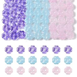 20pcs perles de verre transparentes peintes à la bombe&nbsp;GLAA-FS0002-40A