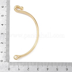 Enlaces de conector de barra de pulsera de latón&nbsp;KK-U020-02G