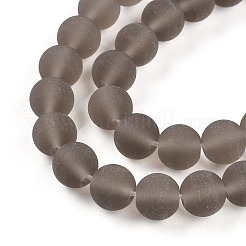 Fili di perline do vetro trasparente&nbsp;LS-GLAA-T032-T8mm-MD02