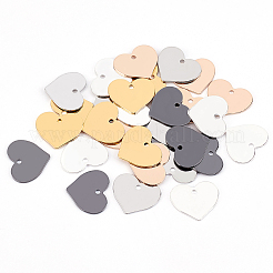 30pcs 5 Farben Messinganhänger&nbsp;KK-BC0002-13