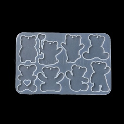 Bär DIY Anhänger Silhouette Silikonformen&nbsp;SIL-F010-02