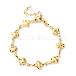 Messing-Gliederkettenarmbänder für Frauen&nbsp;BJEW-C140-05G