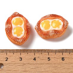 Undurchsichtige Harzimitat Brot Decoden Cabochons&nbsp;CRES-Z006-07