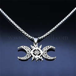 Colliers avec pendentif en acier inoxydable 201&nbsp;FS-WGF6F96-01