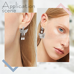 20 pièces de boucles d'oreilles à levier en laiton&nbsp;FIND-BBC0003-19P