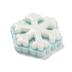 Cabochons décodés en résine opaque de Noël&nbsp;RESI-U006-02J