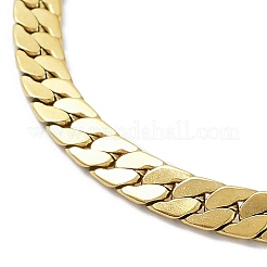Panzerkettenarmband aus 304 Edelstahl mit Ionenbeschichtung (IP)&nbsp;BJEW-K226-01D-G