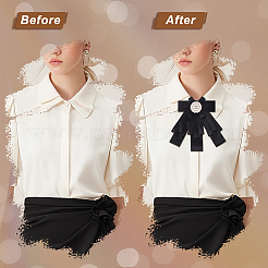 Spille con strass in raso bowknot&nbsp;JEWB-WH0020-045