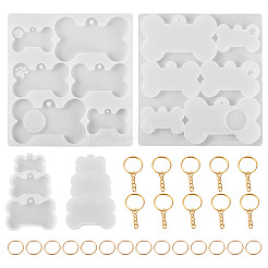 2 pz 2 stili fai da te stampi in silicone per ciondoli&nbsp;SIMO-TA0001-10