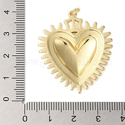 Pendenti smaltati in ottone placcato a cremagliera&nbsp;X-KK-S372-01G-06