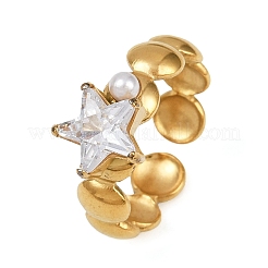 Manschettenringe aus Edelstahl 304 für Damen&nbsp;RJEW-S639-03G