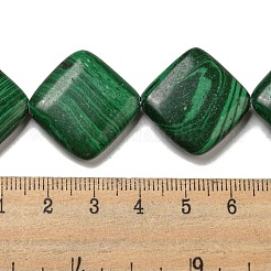 Synthetik Malachit Perlen Stränge&nbsp;G-B071-B01-01