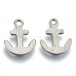 Anlaufgeschützte Charms aus Edelstahl 201&nbsp;STAS-R116-070