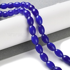 Natürliche weiße Jade perlen Stränge&nbsp;G-I369-B18-01A