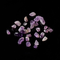 Perles de puces améthyste naturelle, pas de trous / non percés, 5~10.5x5~7x2~4mm