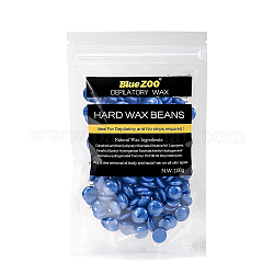 Hard Wax Beans, Body Hair Removal, Depilatory Hot Film Wax, Blue, 16.5x10cm, net weight: 100g/bag