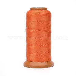 Polyesterfäden, für Schmuck machen, orange, 0.12 mm, ca. 1640.41 Yard (1500m)/Rolle