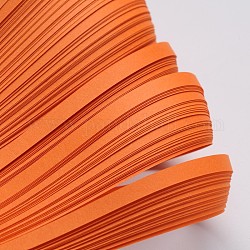 Quilling Papierstreifen, dunkelorange, 530x5 mm, über 120strips / bag