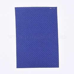 11ctクロスステッチ生地シート  布刺繍生地  衣類工芸品を作るため  ブルー  15x10x0.07cm