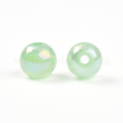 Perles de verre nacrées électrolytiques&nbsp;EGLA-T021-14A-05-1
