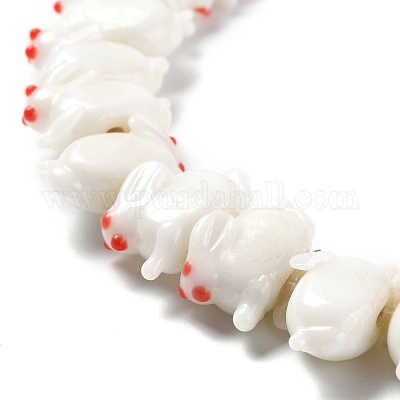 Perles vernissées manuelles&nbsp;LAMP-F020-22-1