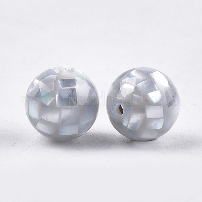 Perles en résine&nbsp;SSHEL-T007-10mm-04-1