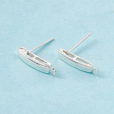Accessoires de clous d'oreilles en laiton&nbsp;KK-A172-33S-1