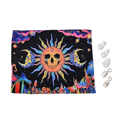 Wholesale UV Reactive Blacklight Tapestry 