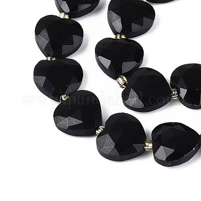 Natürlichen Obsidian Perlen Stränge&nbsp;G-P592-B06-01-1