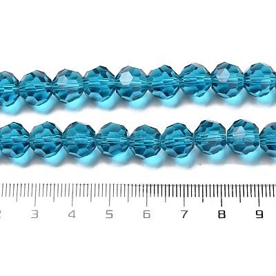 Perles en verre transparentes&nbsp;EGLA-A035-T10mm-D12-1