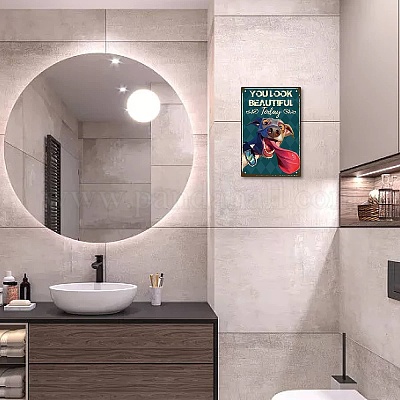 Targa Metallo French Toast Vintage - Decorazione Retrò Per Cucina E Bar - Foto 9